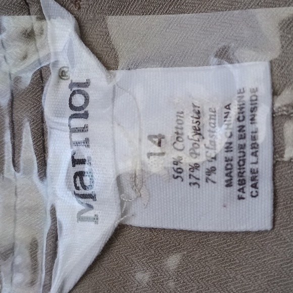 Marmot Shorts Khaki Women's 14 - Picture 3 of 3